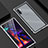 Custodia Lusso Alluminio Laterale Specchio 360 Gradi Cover M01 per Samsung Galaxy Note 10 Plus