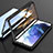 Custodia Lusso Alluminio Laterale Specchio 360 Gradi Cover M01 per Samsung Galaxy S21 Plus 5G
