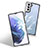 Custodia Lusso Alluminio Laterale Specchio 360 Gradi Cover M01 per Samsung Galaxy S23 5G
