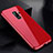 Custodia Lusso Alluminio Laterale Specchio 360 Gradi Cover M01 per Samsung Galaxy S9 Plus Rosso