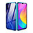Custodia Lusso Alluminio Laterale Specchio 360 Gradi Cover M01 per Xiaomi CC9e