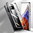 Custodia Lusso Alluminio Laterale Specchio 360 Gradi Cover M01 per Xiaomi Mi 11 Pro 5G