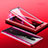 Custodia Lusso Alluminio Laterale Specchio 360 Gradi Cover M01 per Xiaomi Redmi K20 Pro Rosso