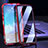 Custodia Lusso Alluminio Laterale Specchio 360 Gradi Cover M02 per Apple iPhone 11 Pro