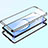 Custodia Lusso Alluminio Laterale Specchio 360 Gradi Cover M02 per Realme X3 SuperZoom