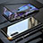 Custodia Lusso Alluminio Laterale Specchio 360 Gradi Cover M02 per Samsung Galaxy Note 10 Nero