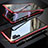 Custodia Lusso Alluminio Laterale Specchio 360 Gradi Cover M02 per Samsung Galaxy Note 10 Plus 5G Rosso
