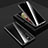 Custodia Lusso Alluminio Laterale Specchio 360 Gradi Cover M02 per Samsung Galaxy S21 Ultra 5G Nero