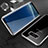 Custodia Lusso Alluminio Laterale Specchio 360 Gradi Cover M02 per Samsung Galaxy S8