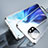 Custodia Lusso Alluminio Laterale Specchio 360 Gradi Cover M02 per Xiaomi Mi 11 5G Argento