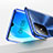 Custodia Lusso Alluminio Laterale Specchio 360 Gradi Cover M03 per Huawei Nova 8 SE 5G