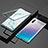 Custodia Lusso Alluminio Laterale Specchio 360 Gradi Cover M03 per Samsung Galaxy Note 10 Plus 5G Verde