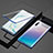 Custodia Lusso Alluminio Laterale Specchio 360 Gradi Cover M03 per Samsung Galaxy Note 10 Plus Blu