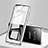 Custodia Lusso Alluminio Laterale Specchio 360 Gradi Cover M03 per Samsung Galaxy Note 8 Duos N950F
