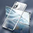 Custodia Lusso Alluminio Laterale Specchio 360 Gradi Cover M03 per Xiaomi Mi 11 5G