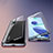 Custodia Lusso Alluminio Laterale Specchio 360 Gradi Cover M03 per Xiaomi Mi 12 Pro 5G