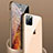 Custodia Lusso Alluminio Laterale Specchio 360 Gradi Cover M04 per Apple iPhone 11 Pro