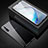 Custodia Lusso Alluminio Laterale Specchio 360 Gradi Cover M04 per Samsung Galaxy Note 10 Nero