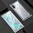 Custodia Lusso Alluminio Laterale Specchio 360 Gradi Cover M04 per Samsung Galaxy Note 10 Plus 5G Argento