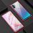 Custodia Lusso Alluminio Laterale Specchio 360 Gradi Cover M04 per Samsung Galaxy Note 10 Plus 5G Rosso