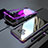 Custodia Lusso Alluminio Laterale Specchio 360 Gradi Cover M04 per Samsung Galaxy Note 9