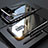 Custodia Lusso Alluminio Laterale Specchio 360 Gradi Cover M04 per Samsung Galaxy S9 Plus Nero