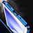 Custodia Lusso Alluminio Laterale Specchio 360 Gradi Cover M04 per Xiaomi Poco X2
