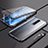 Custodia Lusso Alluminio Laterale Specchio 360 Gradi Cover M04 per Xiaomi Poco X2