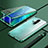 Custodia Lusso Alluminio Laterale Specchio 360 Gradi Cover M04 per Xiaomi Poco X2 Verde