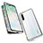 Custodia Lusso Alluminio Laterale Specchio 360 Gradi Cover M05 per Oppo F15
