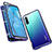 Custodia Lusso Alluminio Laterale Specchio 360 Gradi Cover M05 per Oppo K7 5G Blu