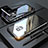 Custodia Lusso Alluminio Laterale Specchio 360 Gradi Cover M05 per Samsung Galaxy S9