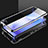 Custodia Lusso Alluminio Laterale Specchio 360 Gradi Cover M05 per Xiaomi Redmi K30 4G