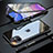 Custodia Lusso Alluminio Laterale Specchio 360 Gradi Cover M06 per Apple iPhone 11