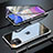 Custodia Lusso Alluminio Laterale Specchio 360 Gradi Cover M06 per Apple iPhone 11