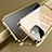 Custodia Lusso Alluminio Laterale Specchio 360 Gradi Cover M06 per Apple iPhone 14 Plus