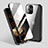 Custodia Lusso Alluminio Laterale Specchio 360 Gradi Cover M06 per Apple iPhone 14 Pro Max Nero