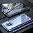Custodia Lusso Alluminio Laterale Specchio 360 Gradi Cover M06 per Huawei Mate 30 Pro 5G