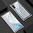 Custodia Lusso Alluminio Laterale Specchio 360 Gradi Cover M06 per Samsung Galaxy Note 10 5G