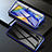 Custodia Lusso Alluminio Laterale Specchio 360 Gradi Cover M07 per Samsung Galaxy Note 10