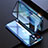 Custodia Lusso Alluminio Laterale Specchio 360 Gradi Cover M08 per Apple iPhone 13