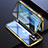 Custodia Lusso Alluminio Laterale Specchio 360 Gradi Cover M08 per Apple iPhone 14 Plus