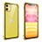 Custodia Lusso Alluminio Laterale Specchio 360 Gradi Cover M10 per Apple iPhone 11 Oro