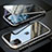 Custodia Lusso Alluminio Laterale Specchio 360 Gradi Cover M11 per Apple iPhone 11 Pro Argento