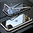 Custodia Lusso Alluminio Laterale Specchio 360 Gradi Cover M14 per Apple iPhone 11 Pro