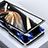 Custodia Lusso Alluminio Laterale Specchio 360 Gradi Cover P01 per Samsung Galaxy Z Fold4 5G