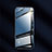 Custodia Lusso Alluminio Laterale Specchio 360 Gradi Cover P01 per Xiaomi Mi 10T Lite 5G