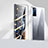 Custodia Lusso Alluminio Laterale Specchio 360 Gradi Cover P01 per Xiaomi Poco F4 GT 5G Argento