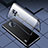 Custodia Lusso Alluminio Laterale Specchio 360 Gradi Cover P01 per Xiaomi Redmi 10X Pro 5G