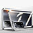 Custodia Lusso Alluminio Laterale Specchio 360 Gradi Cover P02 per Oppo A53s 5G